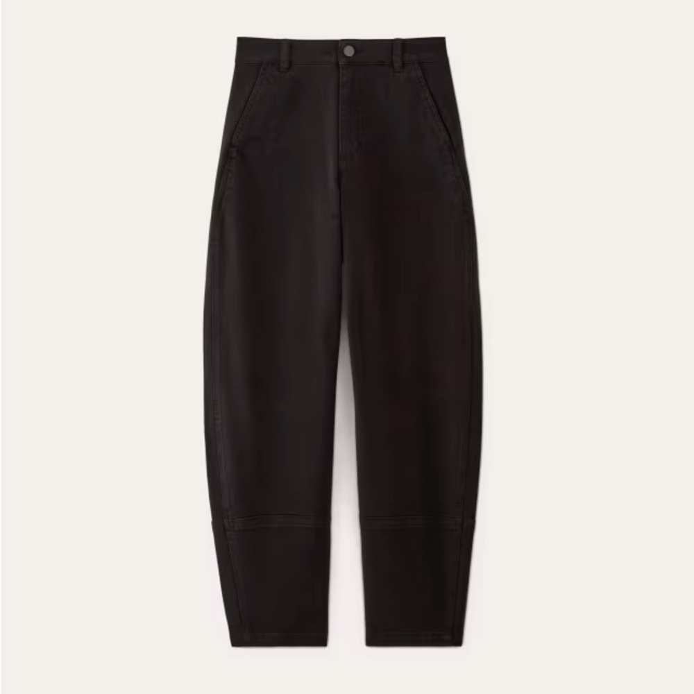 Everlane utility barrel pant black